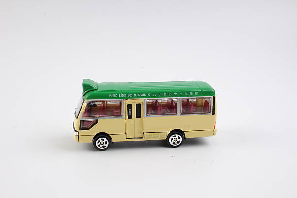 istock Miniature people at a bus station 589540408