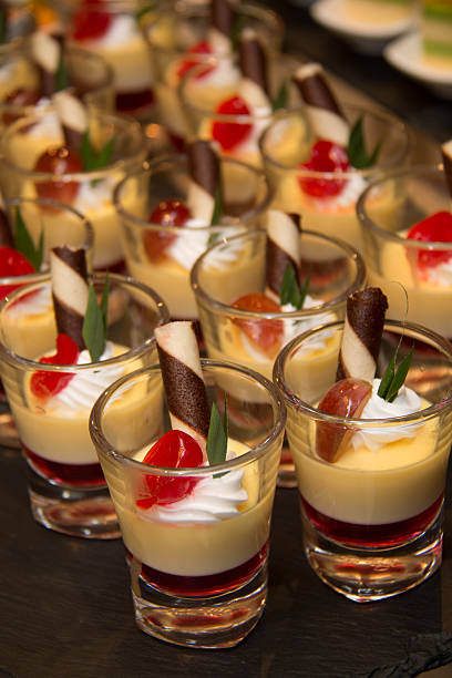 istock Panacota italian dessert in mini glass 589541624