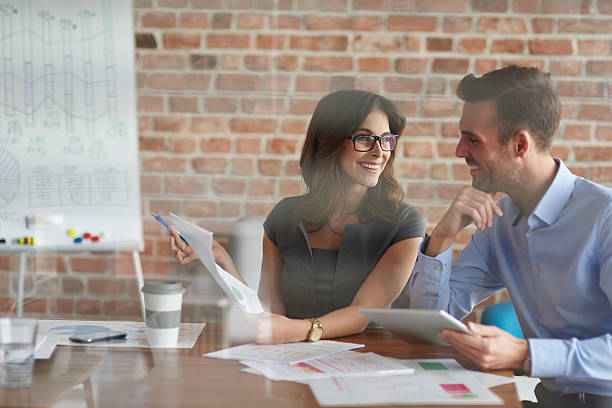 istock Working in the cabinet behind a glass wall 589541982