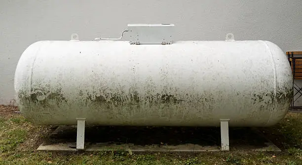 a white gaz tank