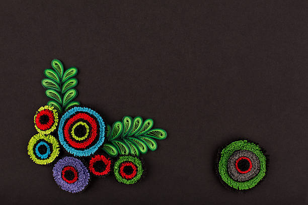 istock Hand made of paper quilling technique. Valentine's day 589545840