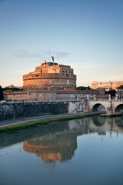 istock Castel Sant Angelo and River Tiber Rome 589547264
