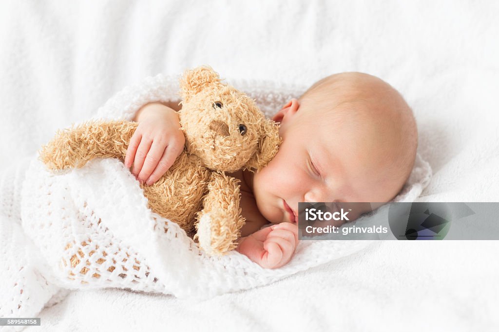 Newborn baby sleeping Newborn Stock Photo