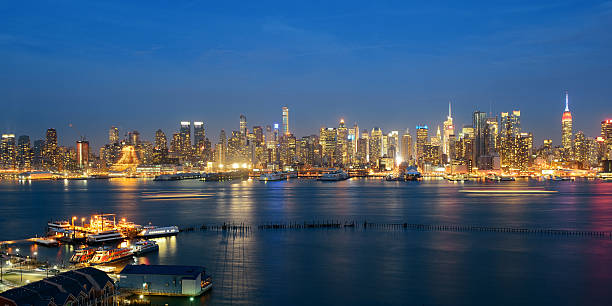 istock Midtown skyline over Hudson River 589550262