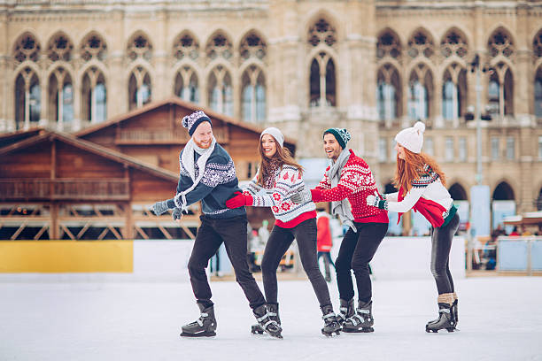 istock Christmas vacation with friends 589552492