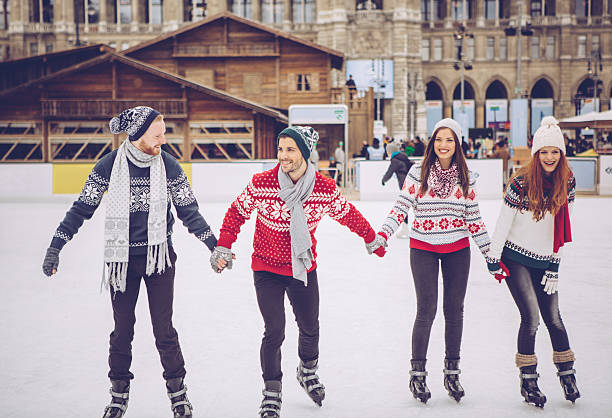 istock Christmas vacation with friends 589552728