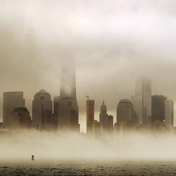 istock New York City downtown fog 589557562