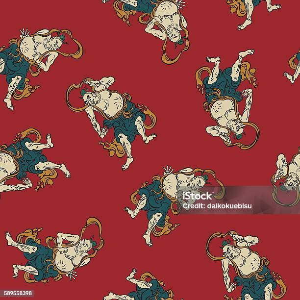 Buddhist Pattern Insects Oriental Buddhist Pattern Stock Illustration - Download Image Now - Art ...
