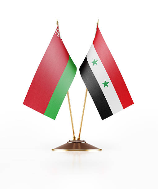 istock Miniature Flag of Belarus and Syria 589560030