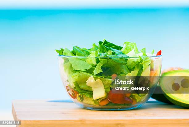 Bowl Of Salad Stock Photo - Download Image Now - Antioxidant, Appetizer, Avocado