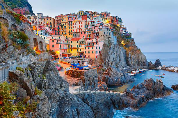 istock Night Manarola, Cinque Terre, Liguria, Italy 589562532