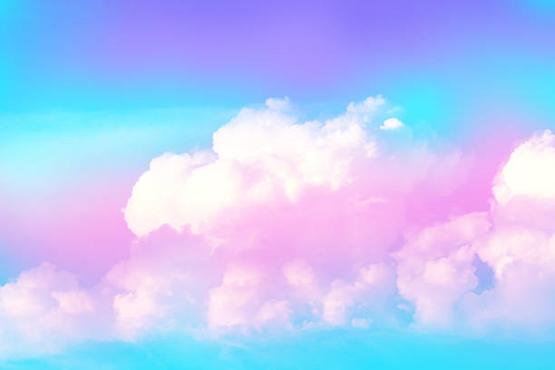 istock color sky with sweet clouds, background 589565046
