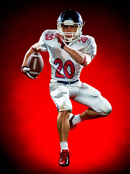 istock american football player man isolated 589569136
