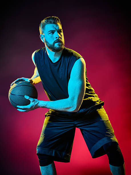 istock basketball player man Isolated 589571366