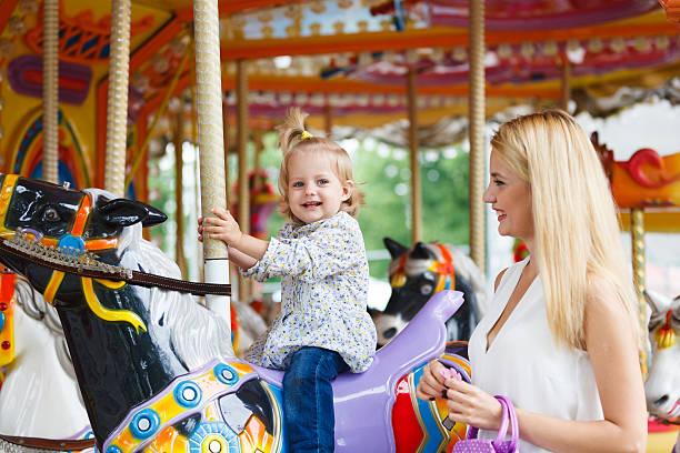 istock Sweet childhood with mom 589573120