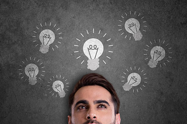 istock Concepts of New Idea and standing out from crowd 589576440