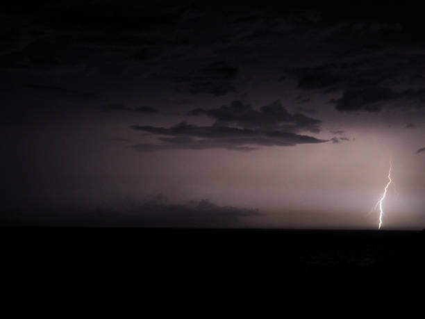 istock Lightning Storm at Sea at Night 589577222