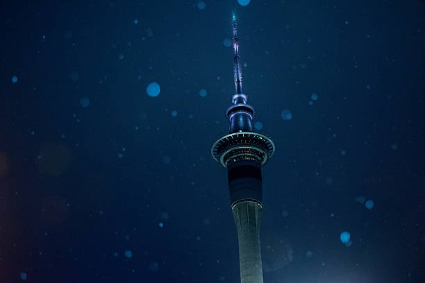 Auckland Sky Tower at night