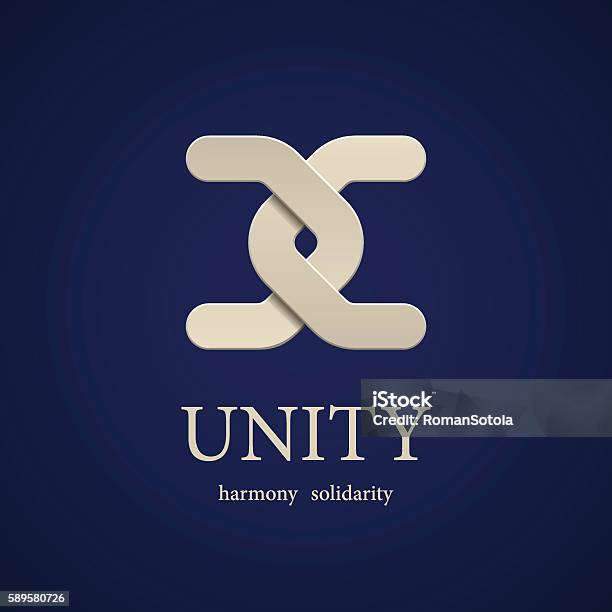 Unity As Sign Unity Symbol Design Template Stock Illustration - Download Image Now ...