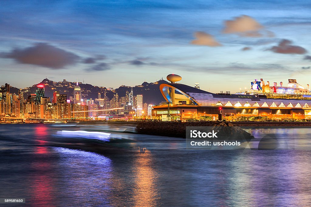Terminal de cruceros de Hong Kong - Foto de stock de Estación - Edificio de transporte libre de derechos