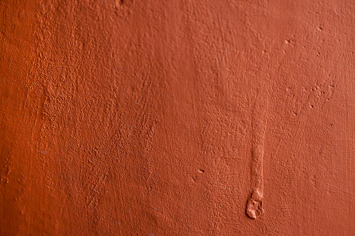 A blank brown textured closeup of flower vase made up of clay.
