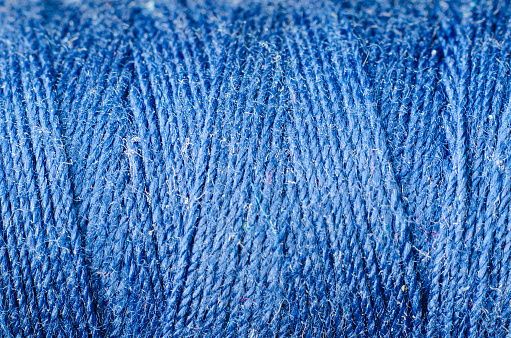 blue thread as a background