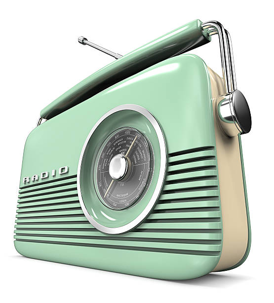 istock Green Retro Radio. 589947138
