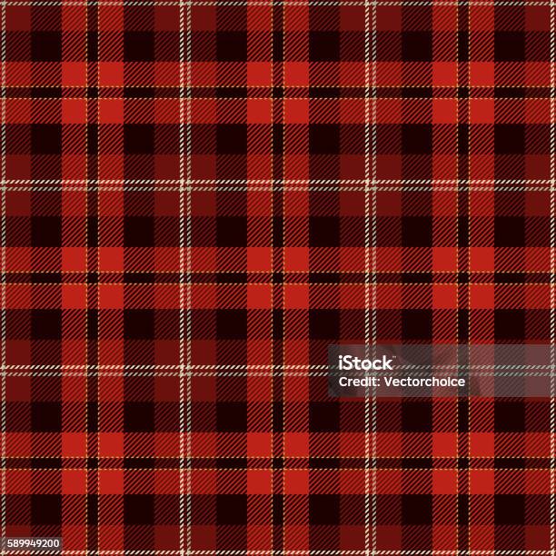 Seamless Tartan Plaid Pattern Stock Illustration - Download Image Now - Playing Card, Printmaking Technique, Abstract