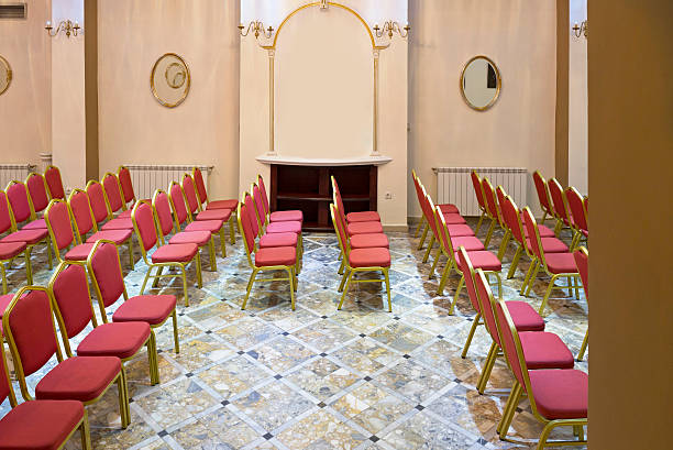 istock Interior of a conference room 589951678