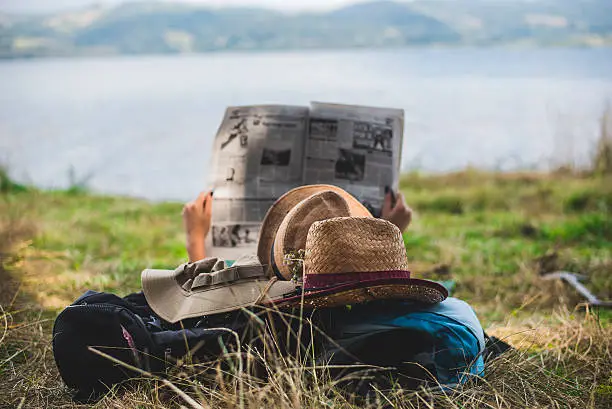 Photo of Reading the newspapers