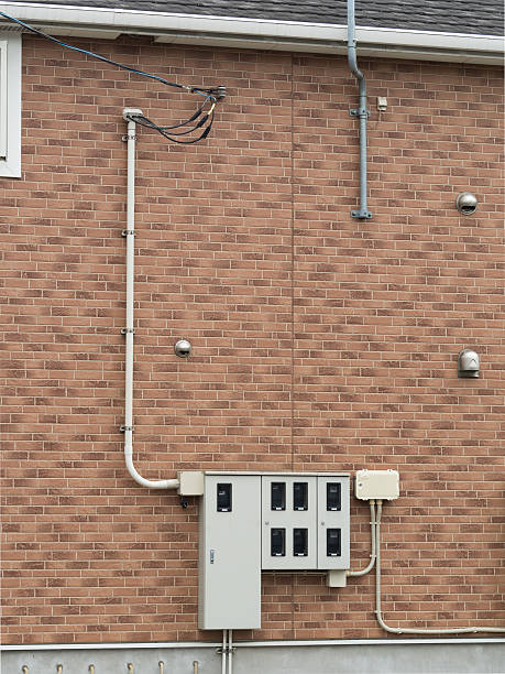 istock Switchboard of collective housing 589955956