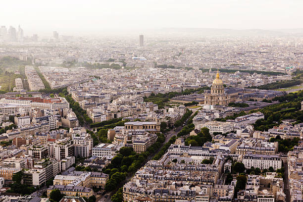 istock Aerial view of Paris 589972764