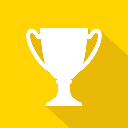Vector illustration of trophy icon.