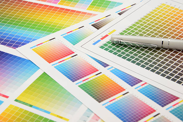 istock Color guide to match colors for printing 589977140