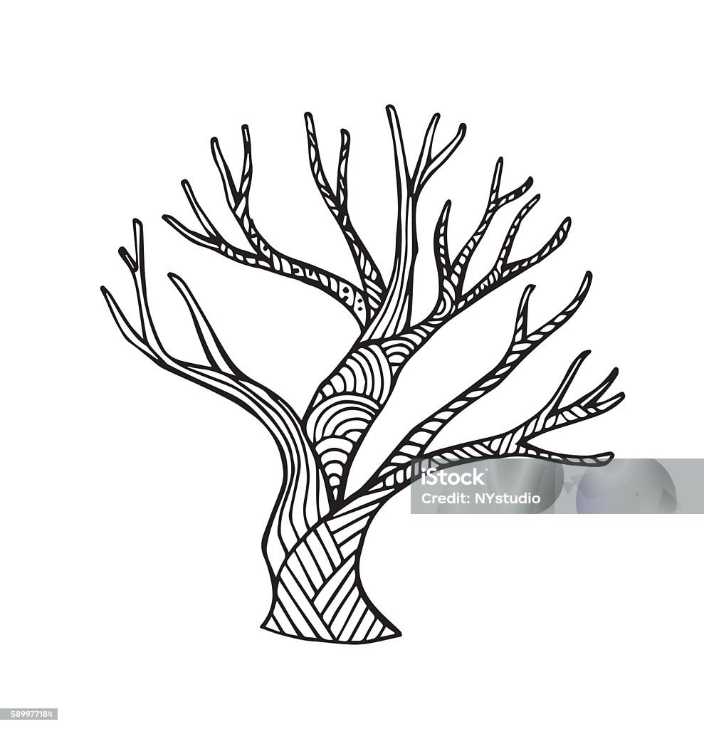 Draw Abstract Tree Easy Abstract Tree Drawings