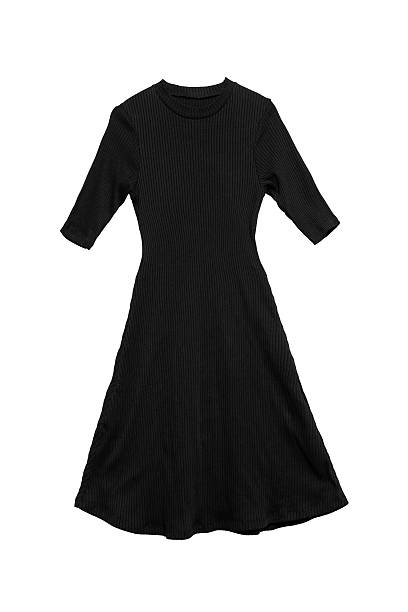 istock Black dress isolated 589977494