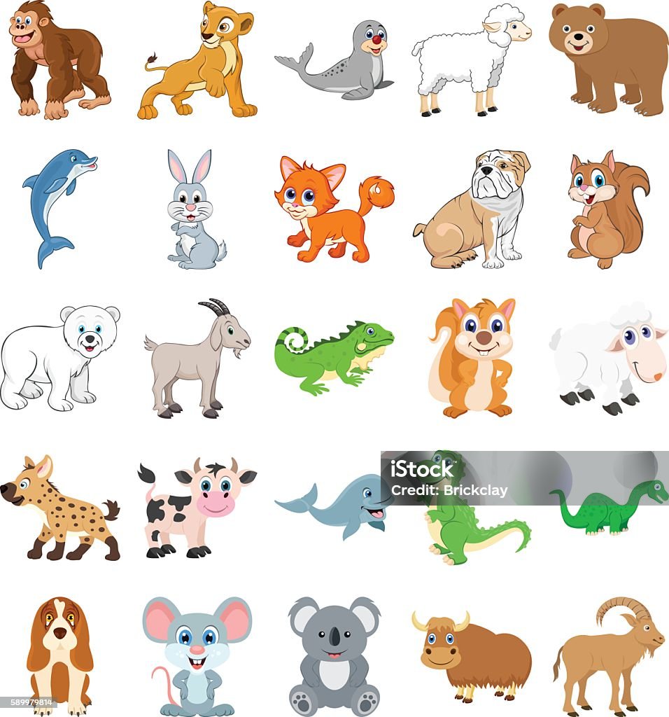 Detalle 20+ imagen dibujos de animales coloreados