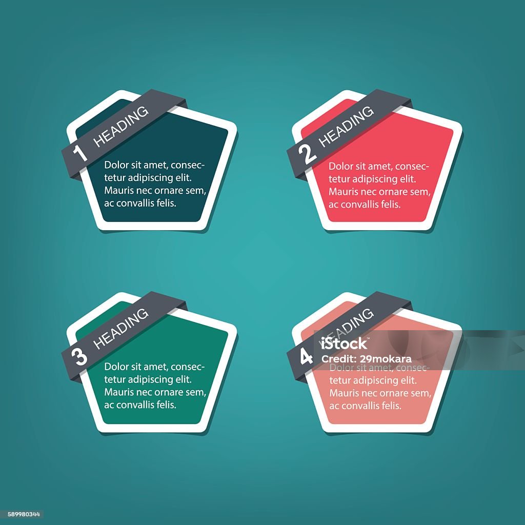 Simple Head To Label Label Tag Design For Heading And Title Stock Illustration - Download ...