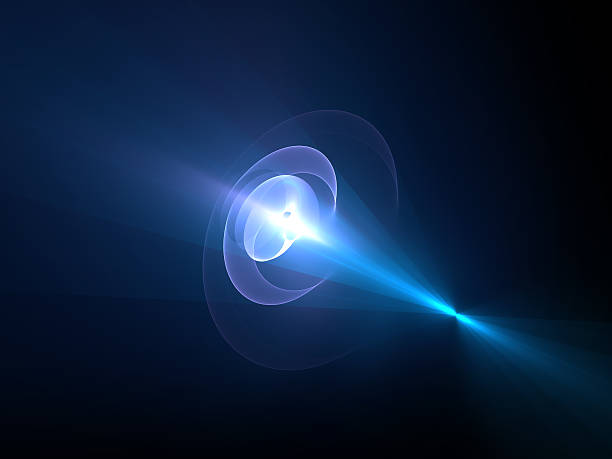 beam of light, abstract science background beam of light, abstract science background lens optical instrument stock pictures, royalty-free photos & images