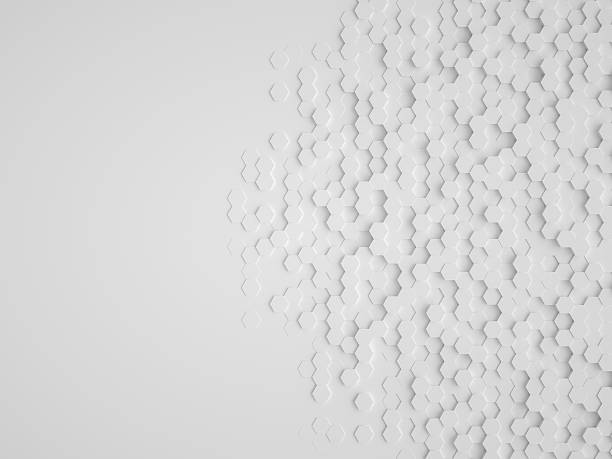 Abstract background. Abstract background with white shapes.Abstract background with white shapes. hexagon photos stock pictures, royalty-free photos & images