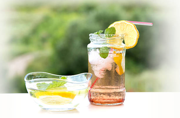 istock lemonade fruit cocktail, summer diet detox drink 590034256