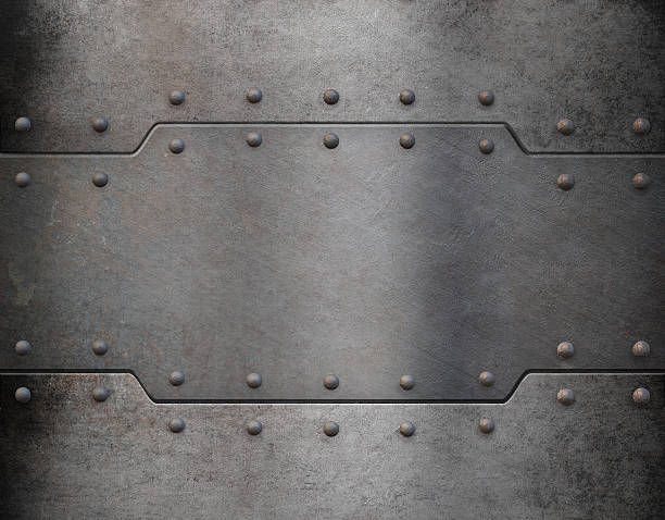 istock metal armour plate background 590035918