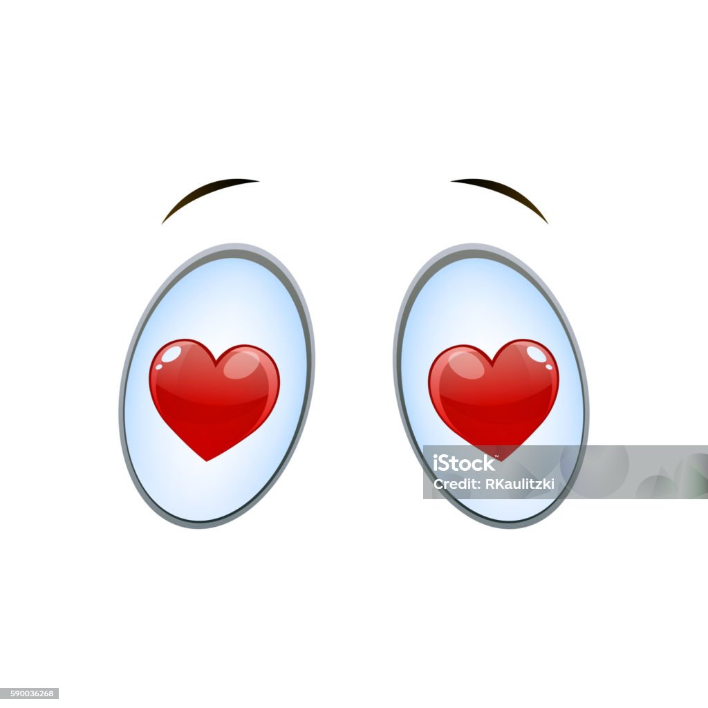 Ilustración de Vector Dibujos Animados Ojos Enamorados y más Vectores Libres de Derechos de Alegre - Alegre, Amor, Blanco - Color - iStock Ilustración de Vector Dibujos Animados Ojos Enamorados y más Vectores Libres de Derechos de Alegre - Alegre, Amor, Blanco - Color - iStock