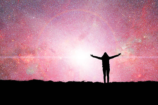 istock Girl watching the stars. 590036394