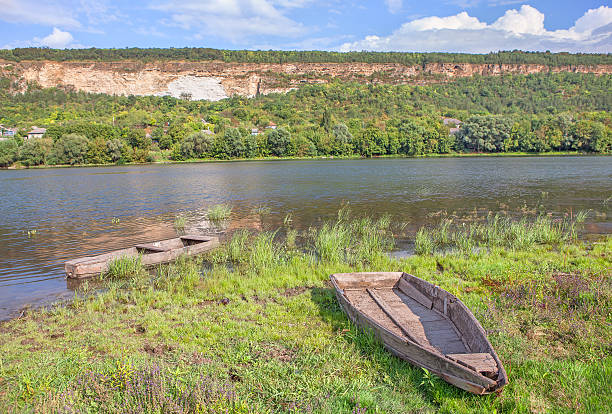 istock old boats on idyllic place 590036618