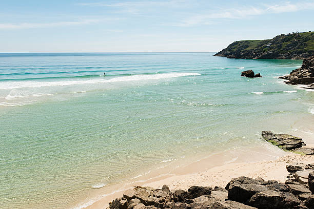 istock Views over Porthcurno Cornwall on a bright June day 590045350
