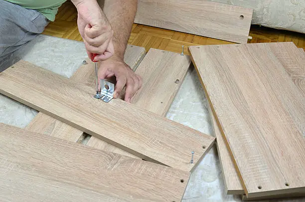 Photo of Fixing Elements on a Drawer Part