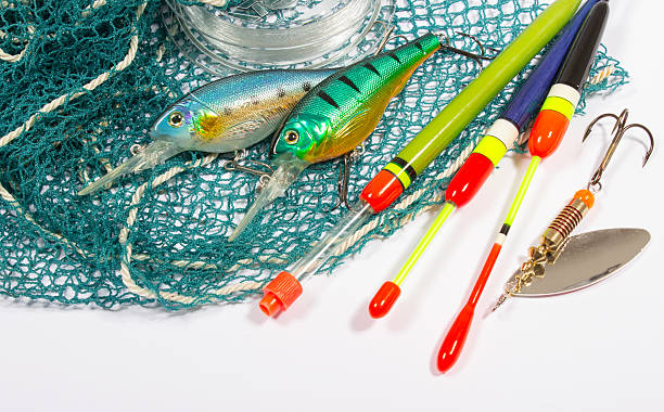istock wobbler, floats and fishing accessories 590049734