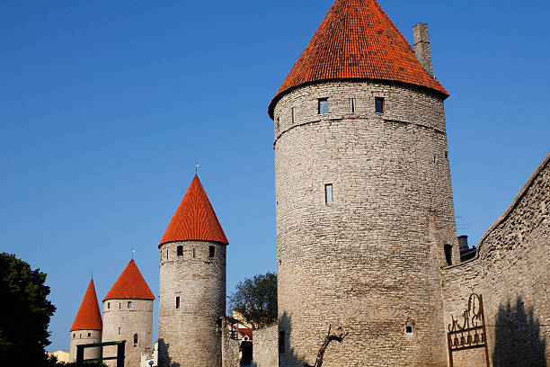 istock Medieval wall in Tallinn, Estonia 590055182