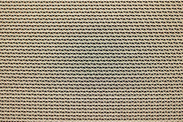 Side View of  a Pile of Cardboard